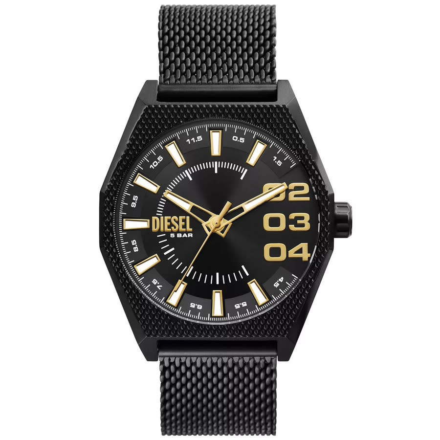 Diesel Scraper Quartz Black Dial Mens Watch DZ2194 150$