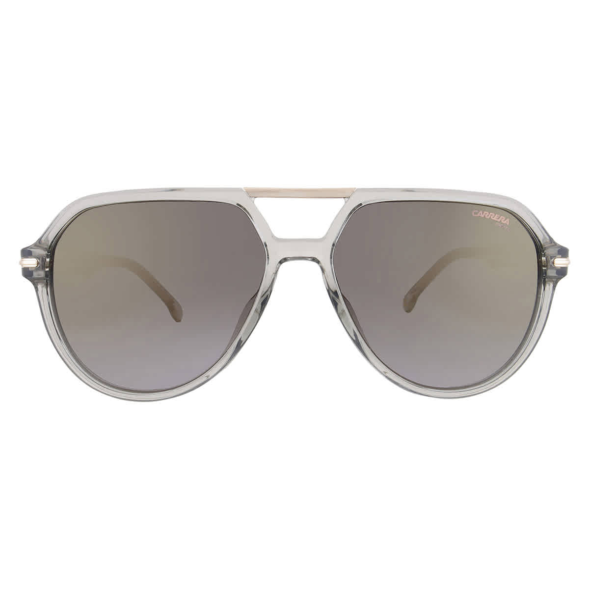 Carrera Grey Shaded Gold Pilot Mens Sunglasses CARRERA 315/S 0KB7/FQ 58