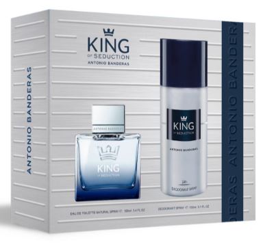 Antonio Banderas Mens King Of Seduction Gift Set Fragrances 8411061045213 20$