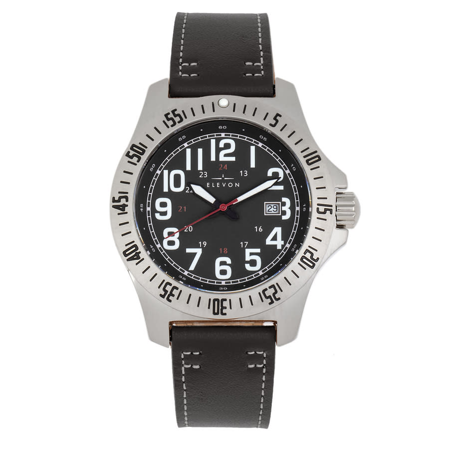 Elevon Aviator Black Dial Mens Watch ELE120-9