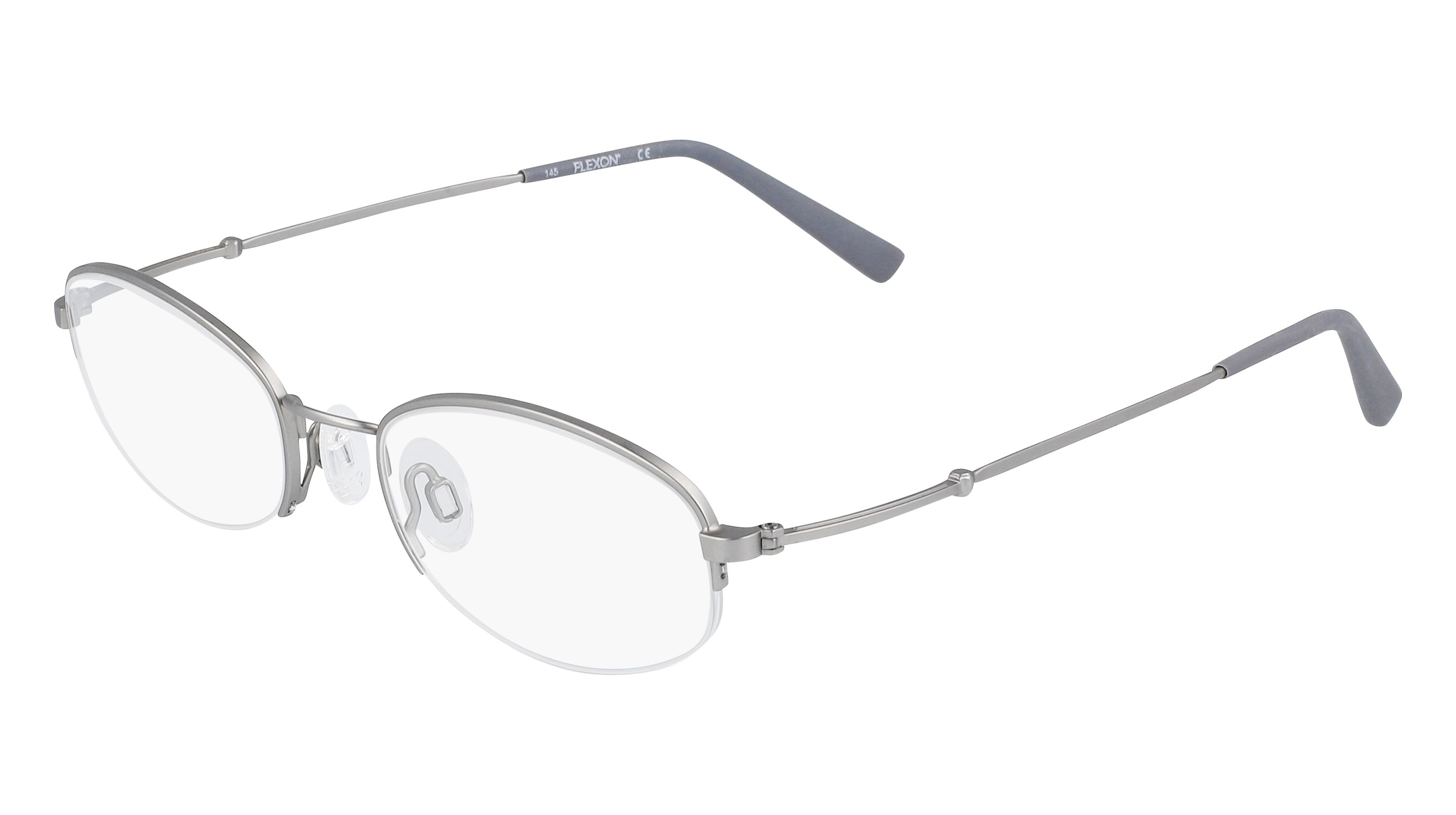 Flexon Demo Oval Mens Eyeglasses FLEXON H6030 035 52