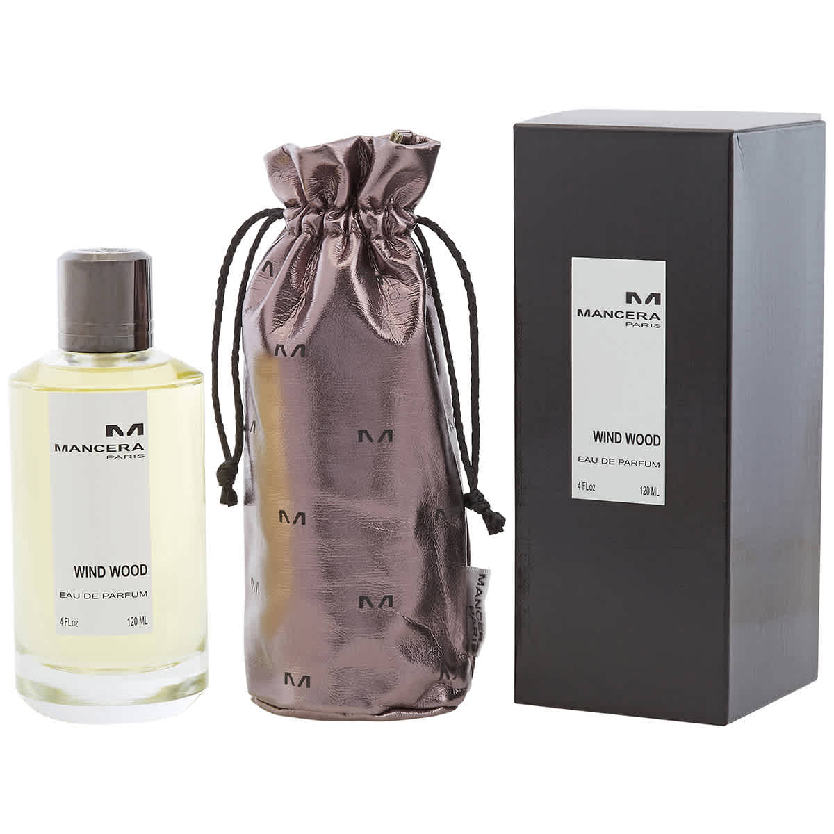 Mancera Mens Wind Wood EDP Spray 4.0 oz Fragrances 3760265191321