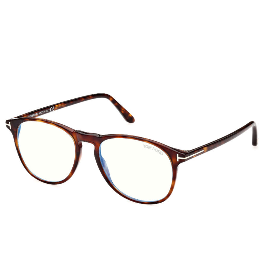 Tom Ford Ladies Black Round Eyeglass Frames FT5805-B/V 054