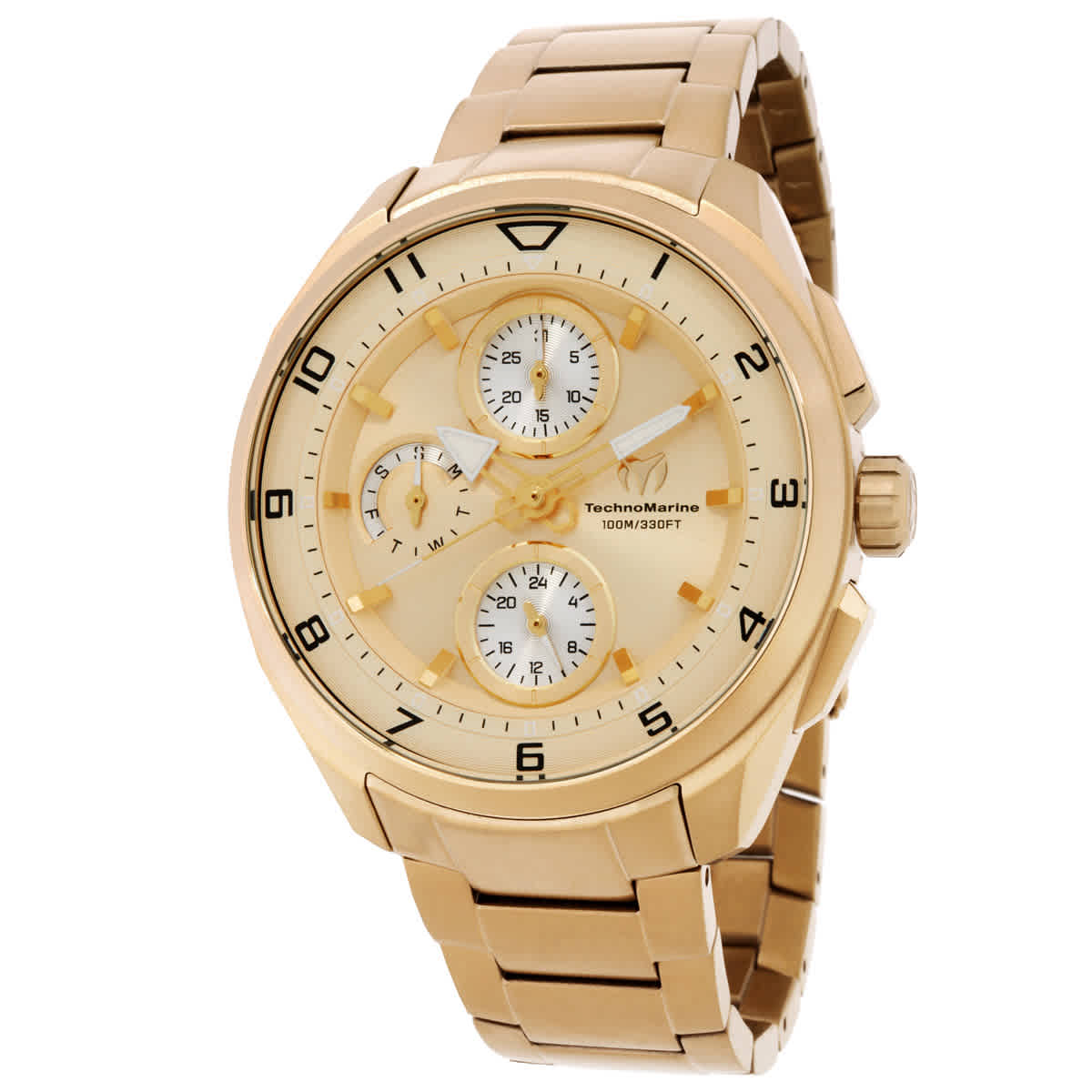 Technomarine OCEAN Quartz Gold Dial Unisex Watch TM-318111 150$