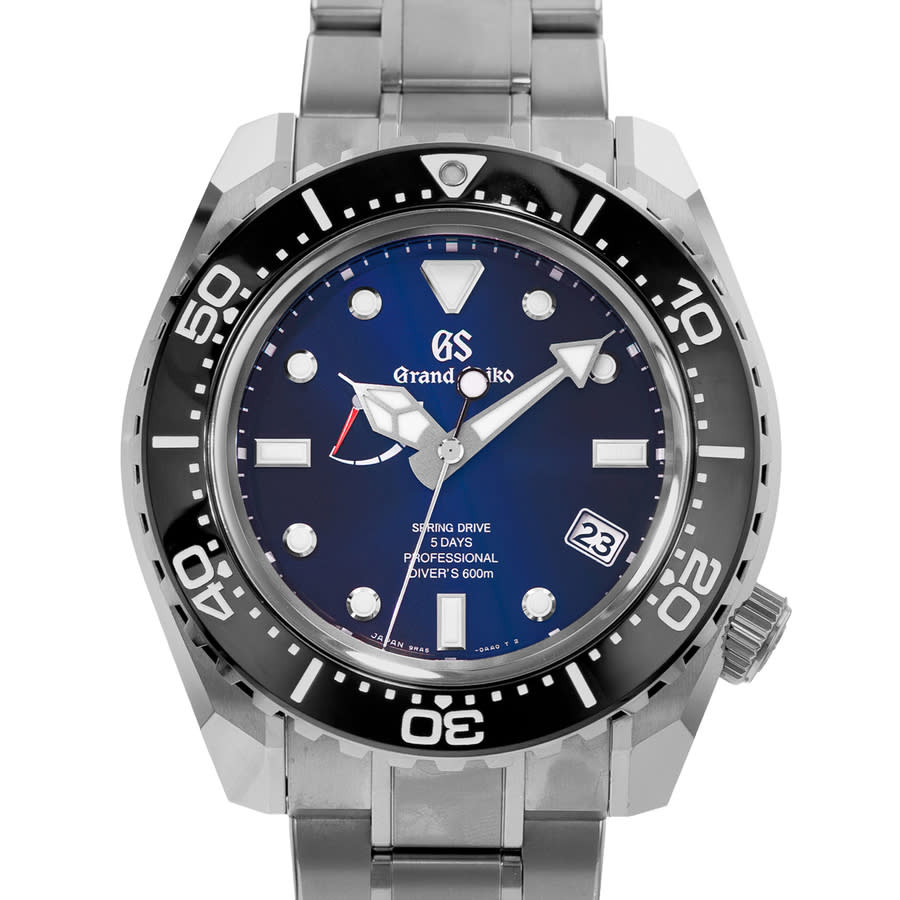 Pre-owned Grand Seiko Sport Collection Automatic Blue Dial Mens Watch SLGA001 9318$