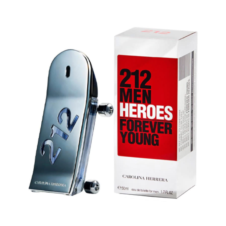 Carolina Herrera Mens 212 Heroes Forever Young EDT Spray 304 oz Tester Fragrances 8411061976296 54$