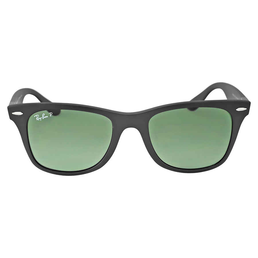Ray Ban Wayfarer Liteforce Polarized Green Classic G-15 Square Unisex Sunglasses RB4195 601S9A 52