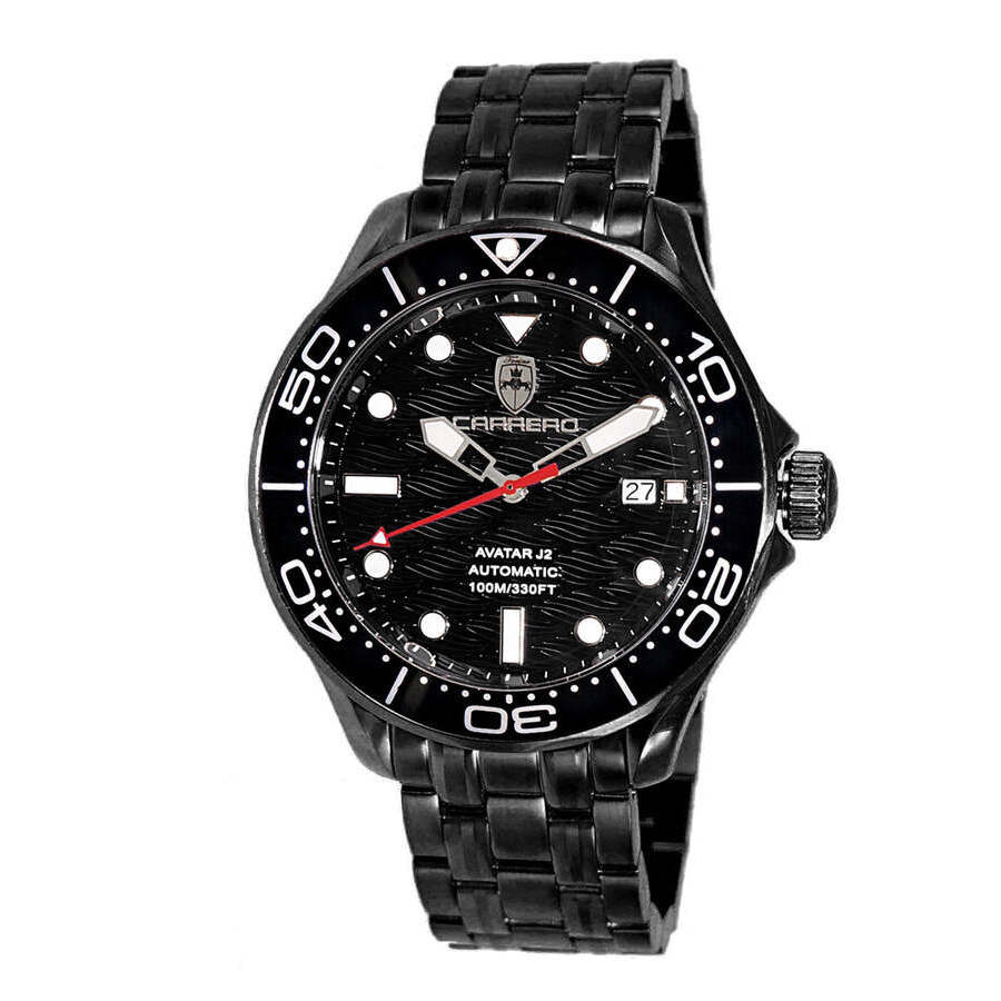 Torino Carrero Avatar Automatic Black Dial Mens Watch JC1B6161BK 1886$