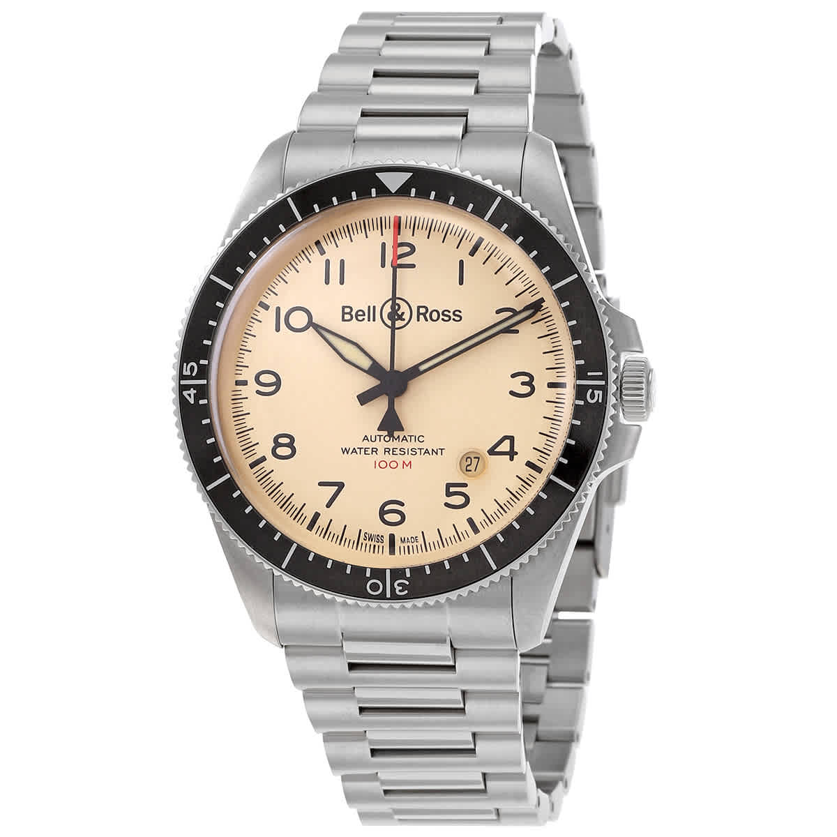 Bell and Ross BR V2 Automatic Beige Dial Mens Watch BRV292-BEI-STSST 2935$