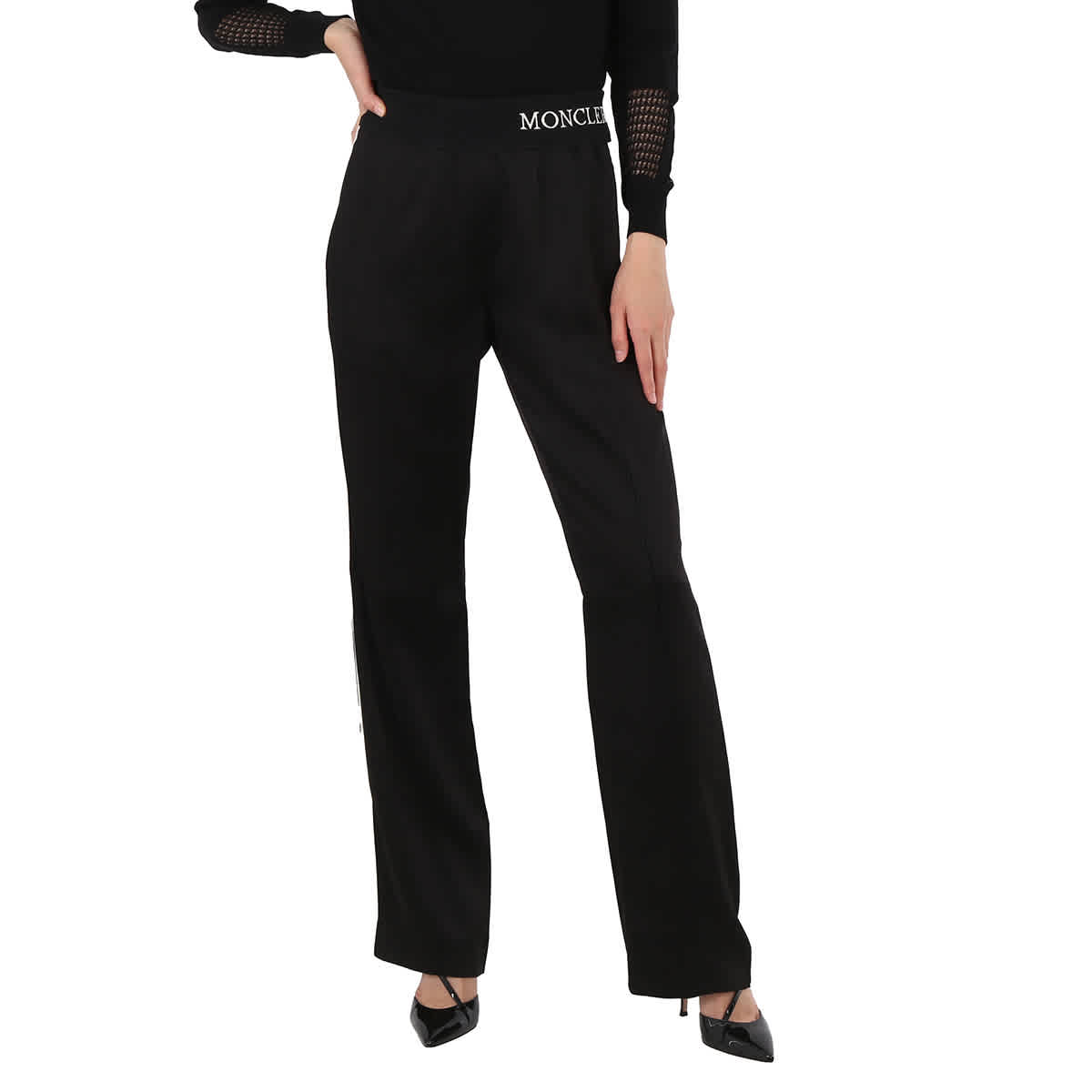 Moncler side stripe pants on sale