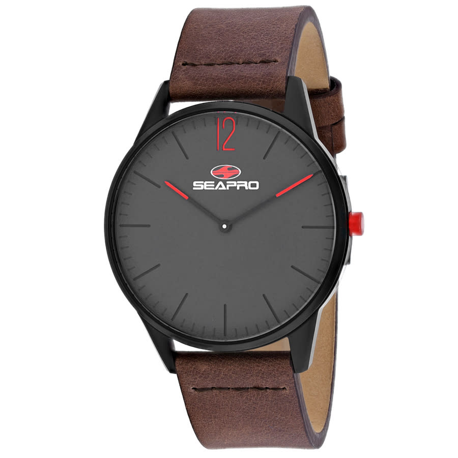 Seapro Black hole Quartz Black Dial Mens Watch SP0101