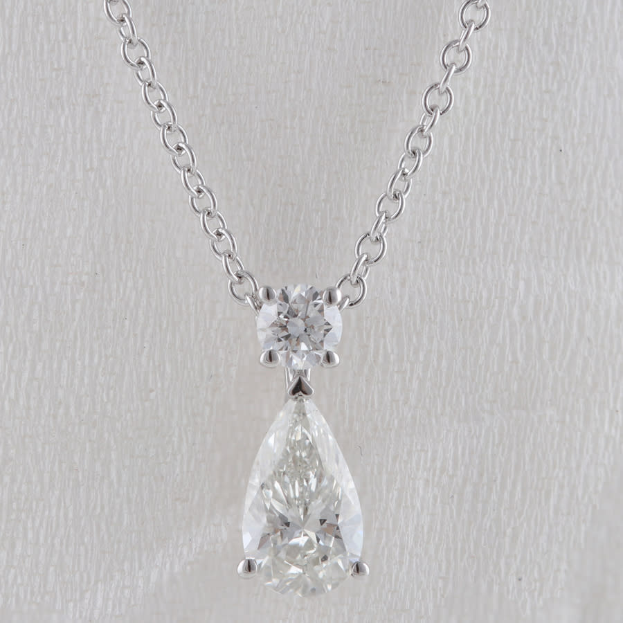Brilliant Diamond 14KT White Gold 075 Carat Lab Grown Diamond Pendant Necklace for Women 600$