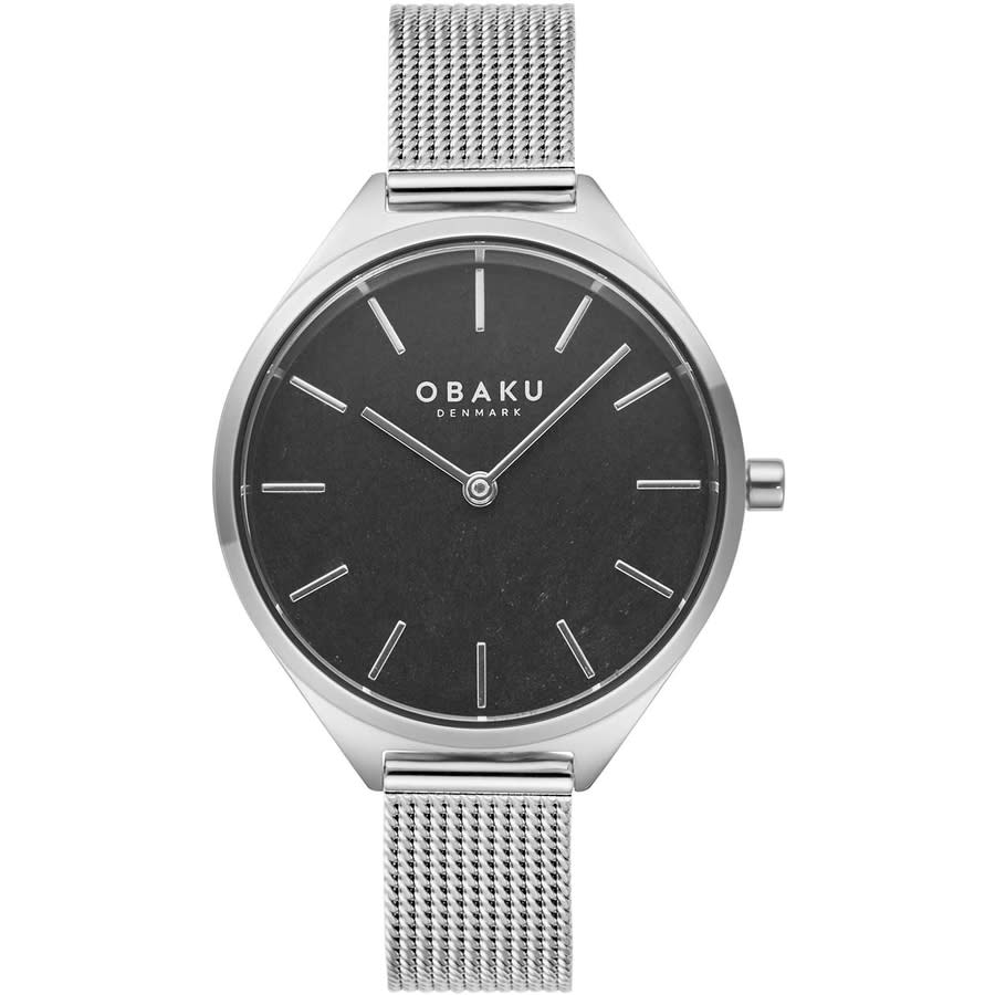 Obaku Kaffe Quartz Black Dial Ladies Watch V257LHCNMC 65$