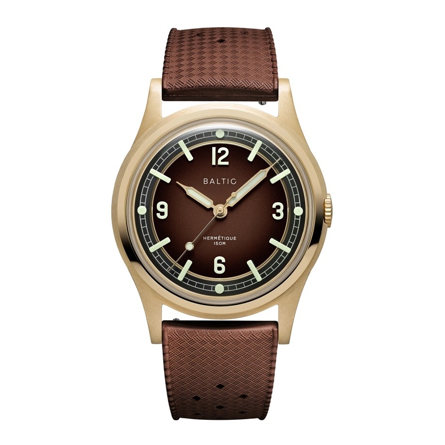 Baltic Hermetique Automatic Brown Dial Mens Watch Hermbronzebrown 690$