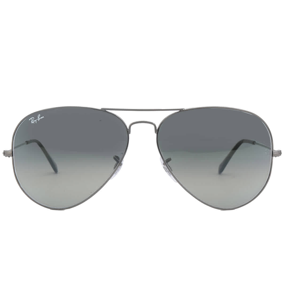 Ray-Ban Unisex Sunglass Aviator Gradient -  Frame color: Gunmetal, Lens color: Grey