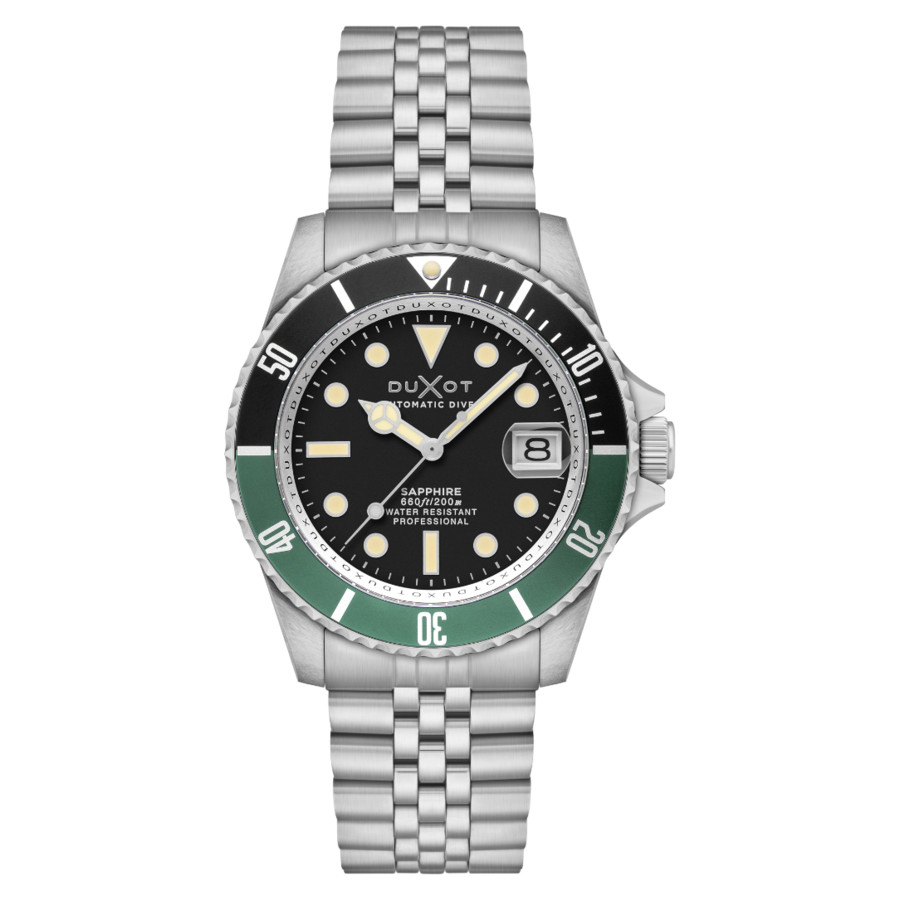 Duxot Atlantica Diver Black Dial Mens Watch DX-2057-77 159$