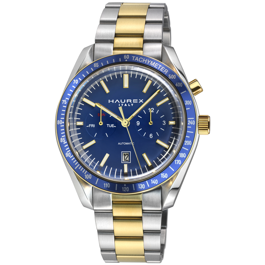 Haurex Italy Missione Automatic Blue Dial Mens Watch 4G516UBB