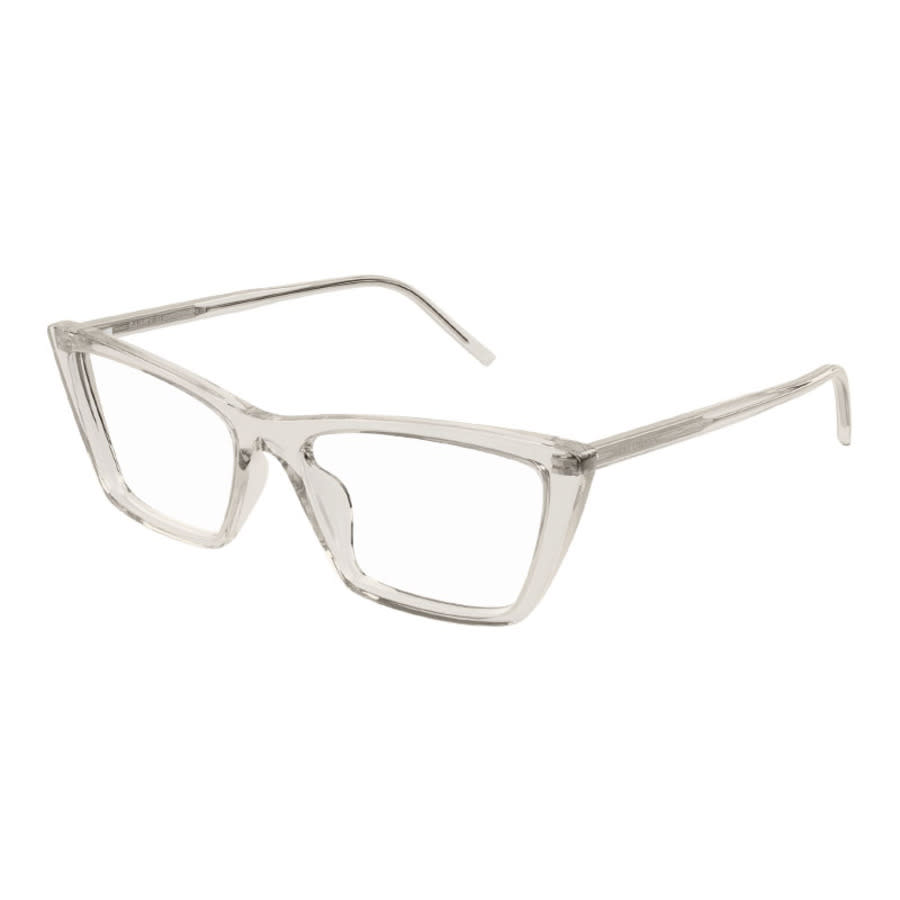 Saint Laurent SL 737 MICA THIN OPT 004 Women’s Glasses Brown Size 54 - Free Lenses - Blue Light Block Available