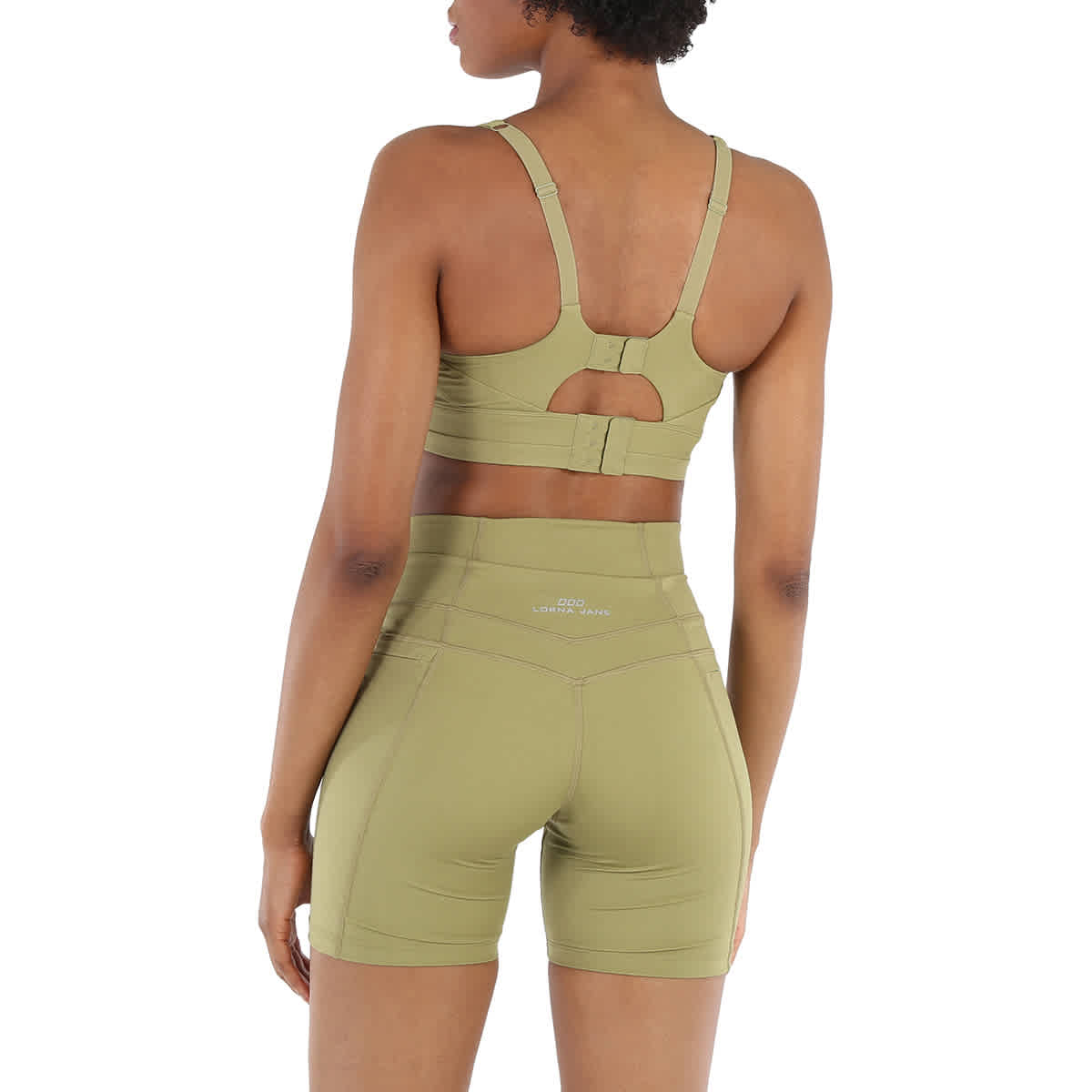 Lorna Jane Ladies Olive Double Time Sports Bra