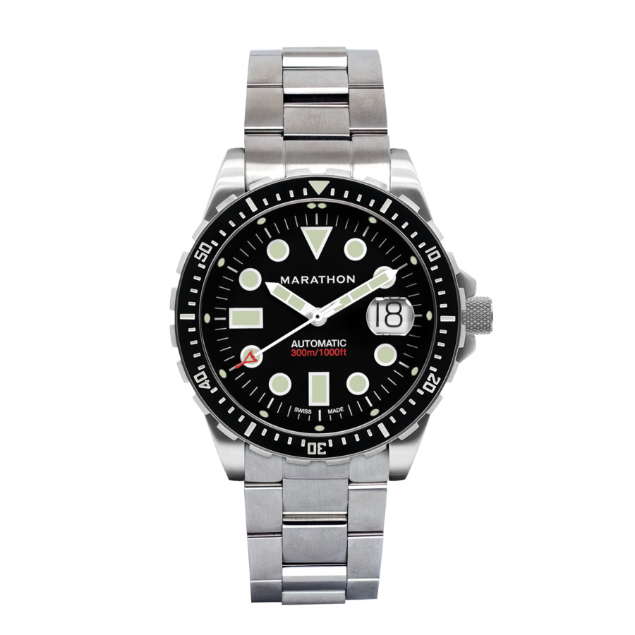 Marathon 46Mm Osar-D Automatic Black Dial Unisex Watch WW194037SS-2003 2700$