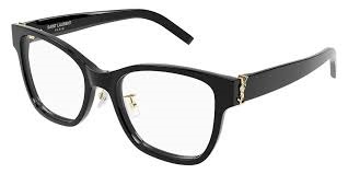 Saint Laurent Demo Square Ladies Eyeglasses SL M158F 001 54 195$