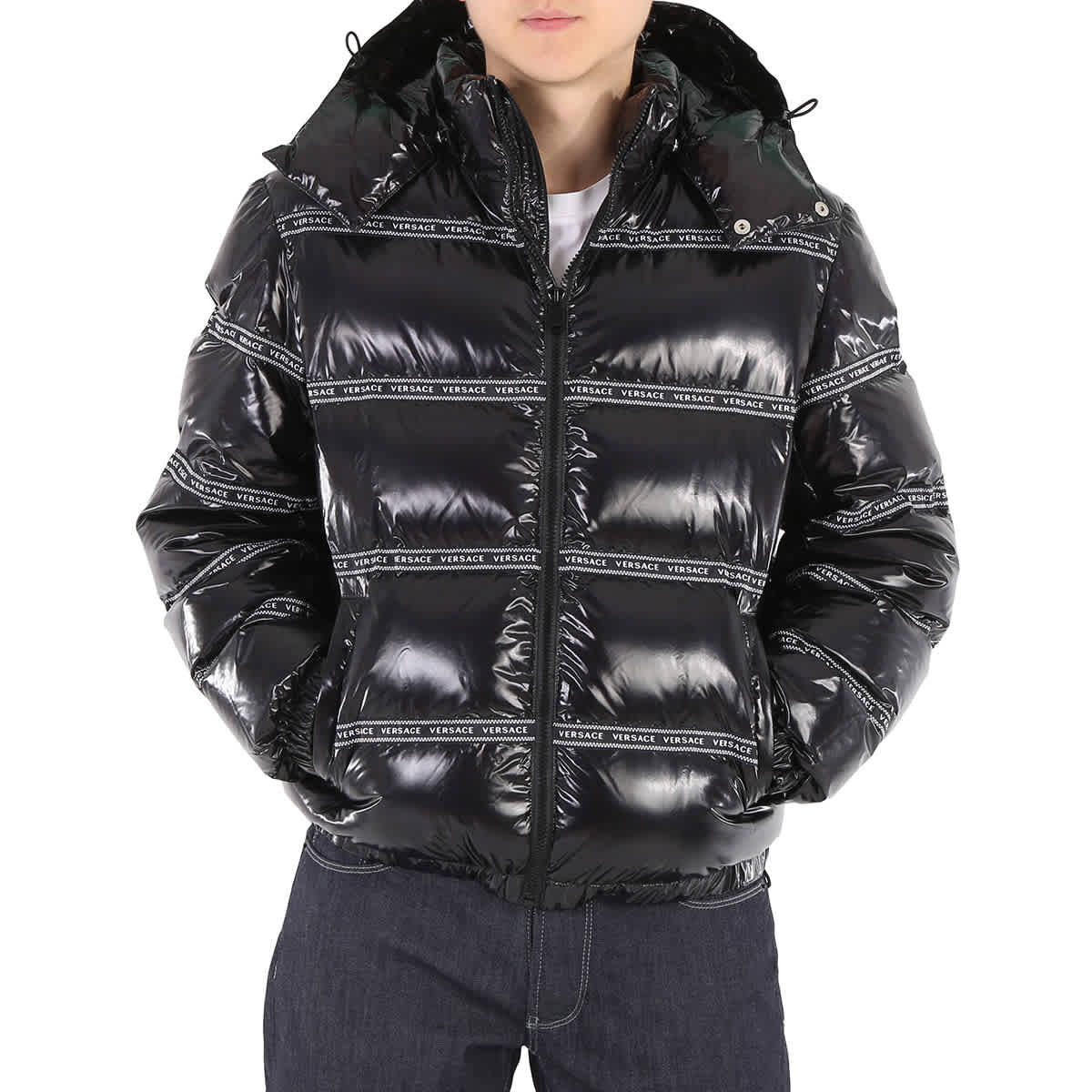 Mens versace puffer jacket store