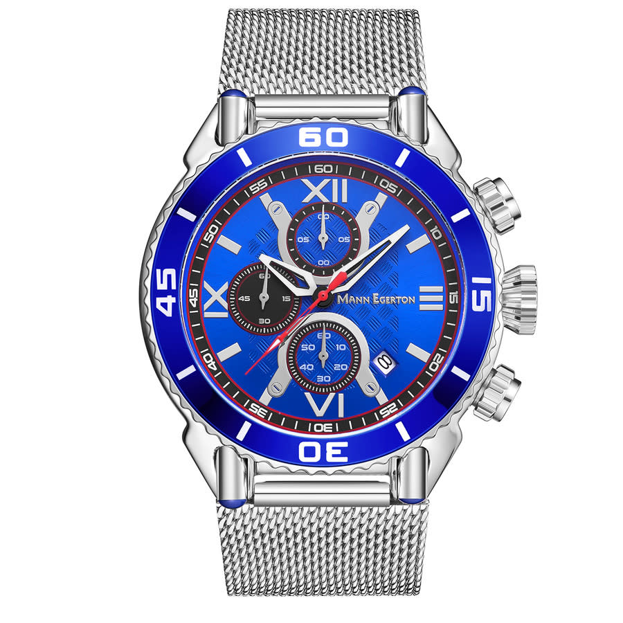 Mann Egerton Magnitude Blue Dial Mens Watch ME0091