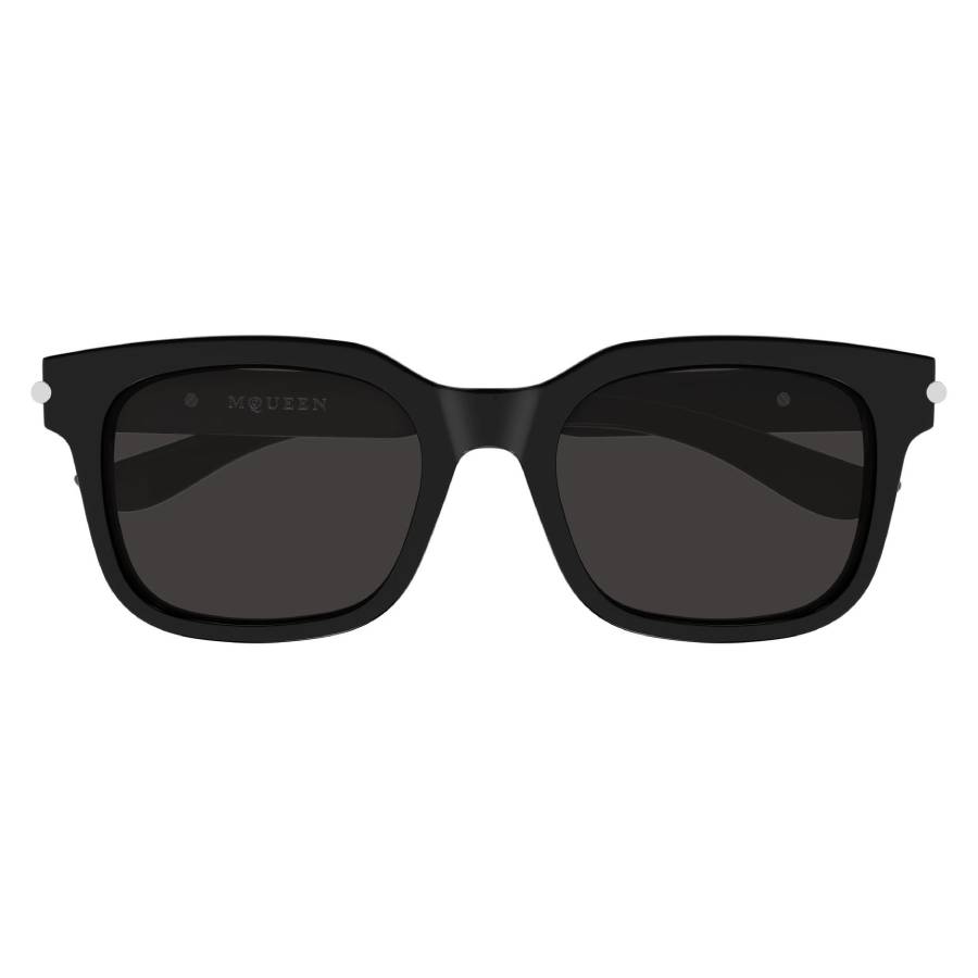 Alexander McQueen AM0496SA Asian Fit 001 Men's Sunglasses Black Size 54 - Free RX Lenses  - Free RX Lenses