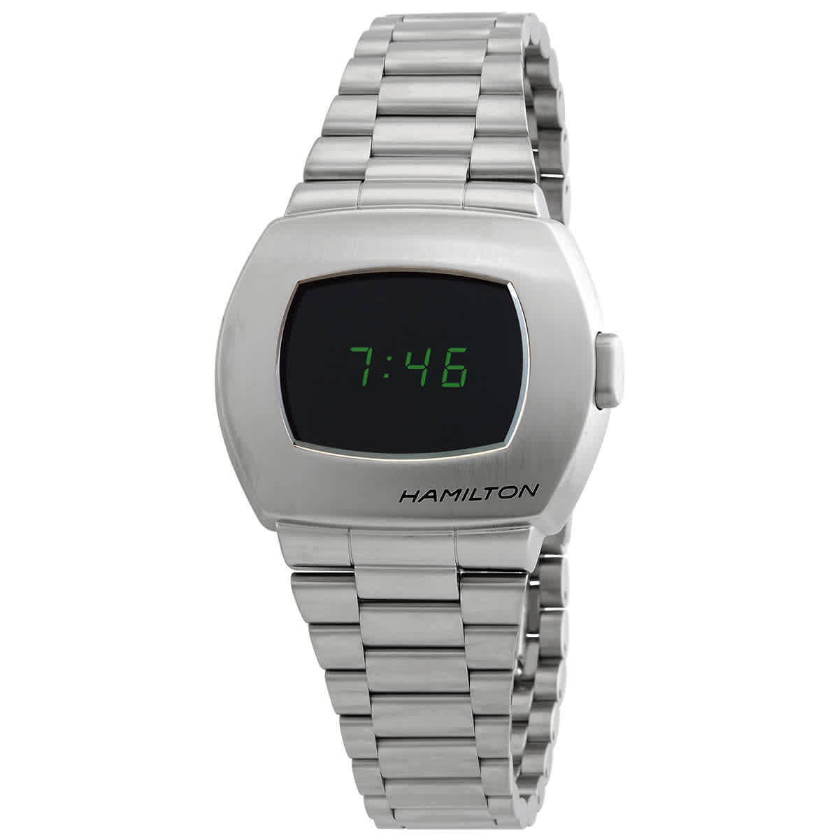 Hamilton American Classic PSR Quartz Digital Black Dial Mens Watch H52414131 666$