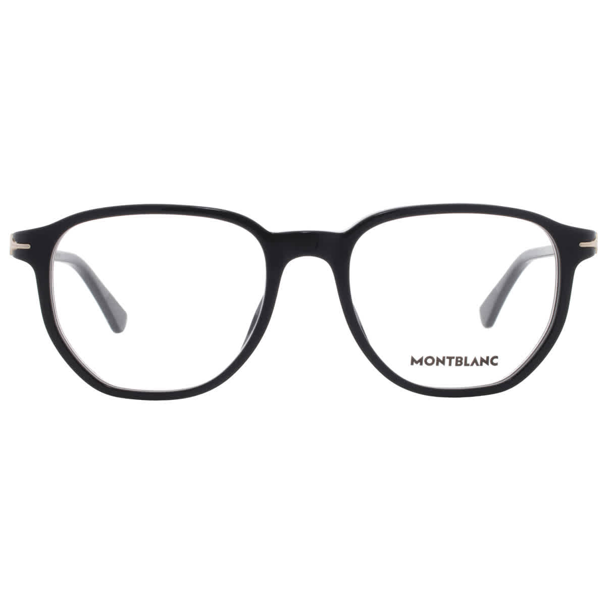 Montblanc MB0366O 001 Men's Glasses Black Size 51 - Free Lenses - Blue Light Block Available