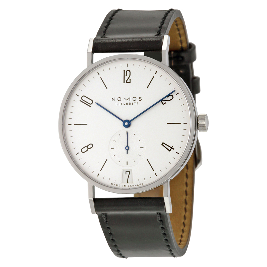 Pre-owned Nomos Tangente 38 Datum Leather Mens Watch 130 1695$