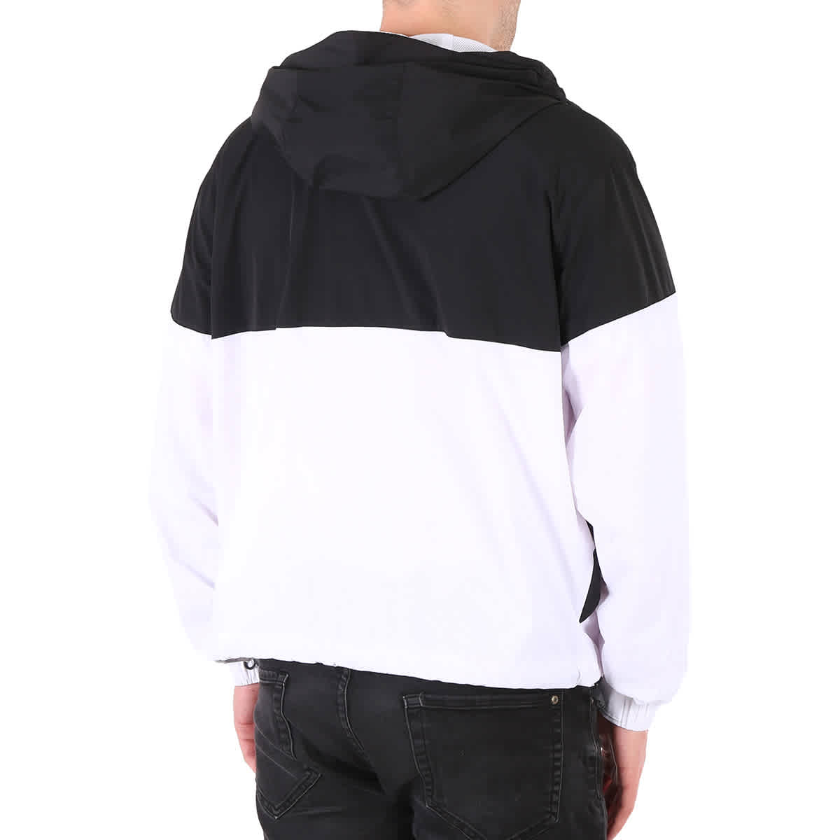 Calvin klein windbreaker jacket with deals block logo