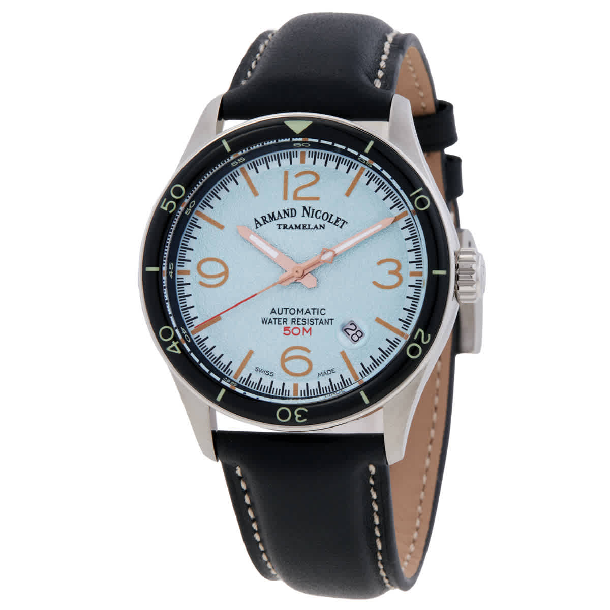 Armand Nicolet M2H Automatic Mens Watch A740HNA-ZS-P140NR2 599$