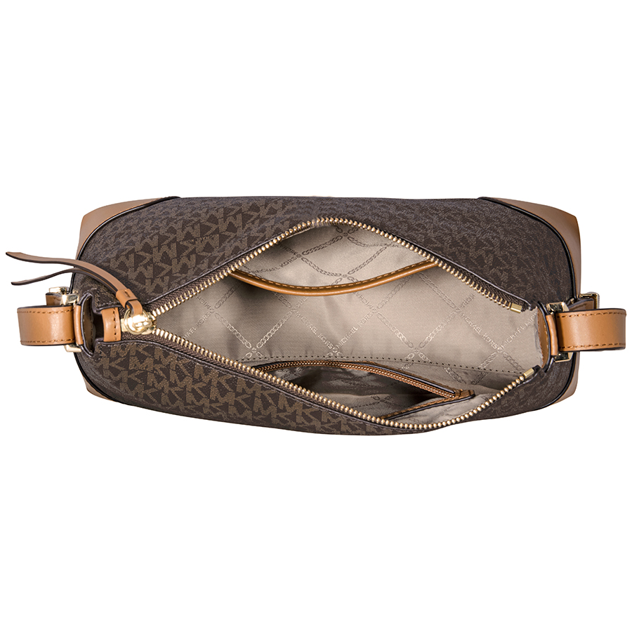 Michael Kors Crosby Medium Pebbled Leather Messenger Bag Choose color