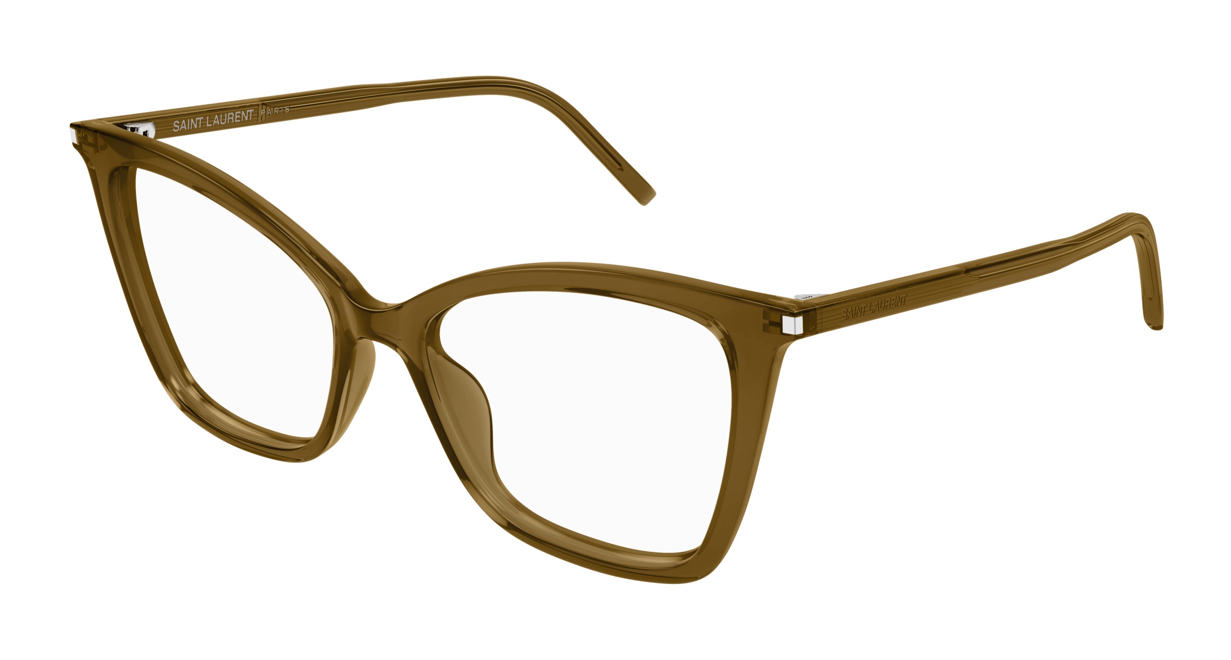 Saint Laurent Demo Cat Eye Ladies Eyeglasses SL 386 010 55