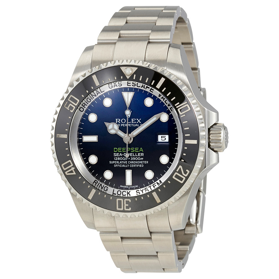 Preowned Rolex SeaDweller Deepsea Automatic Chronometer Blue Dial Mens Watch 116660BLSO