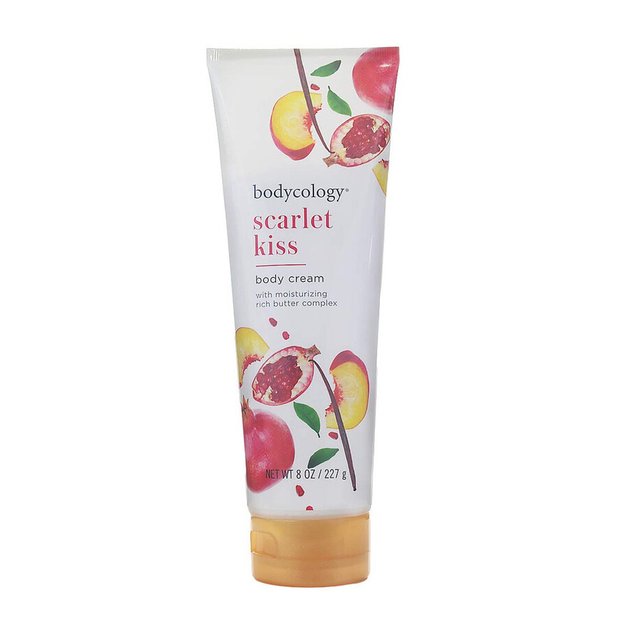 Bodycology Scarlet Kiss Moisturizing Body Cream 8 oz Bath Body 885645021227 10$