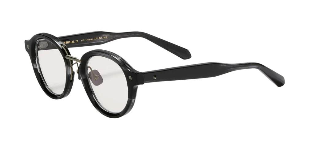 Valentino ESSENTIAL - IV Demo Round Unisex Eyeglasses VLX-132 B 46