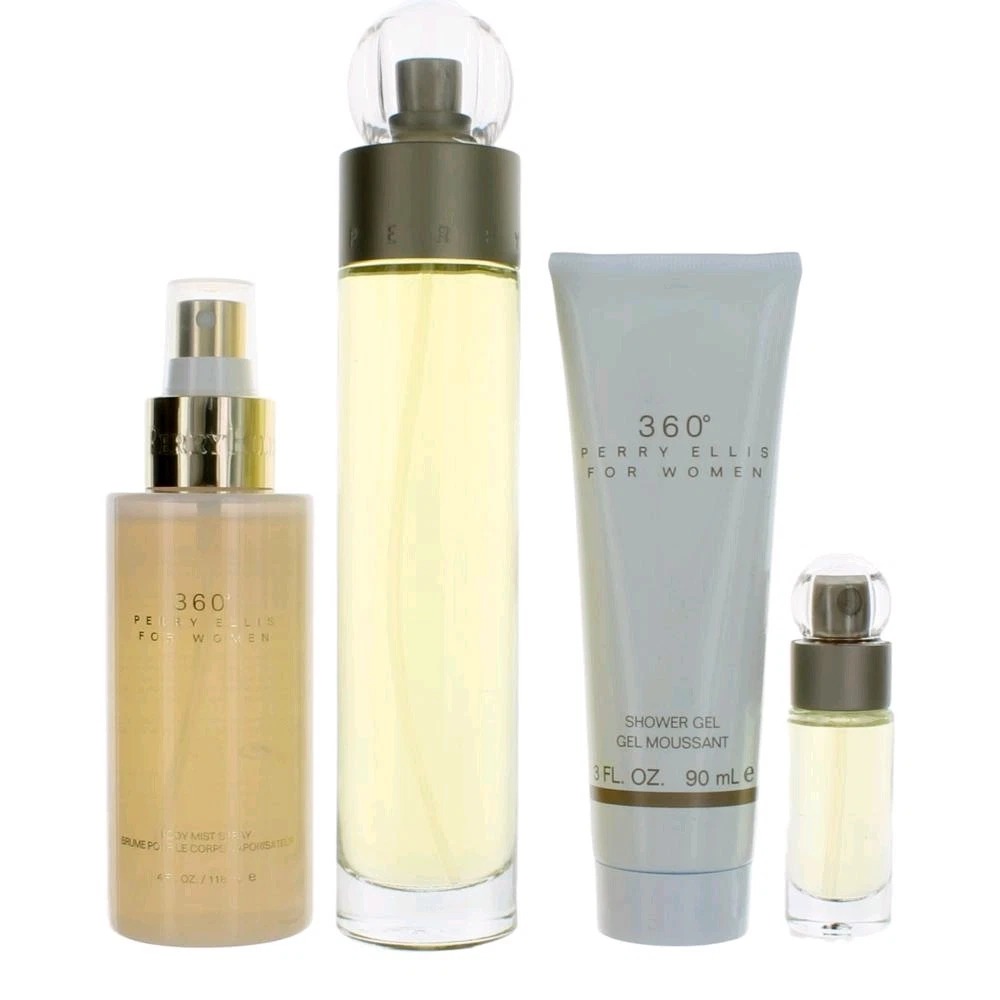 Perry Ellis Ladies 360 For Women Gift Set Fragrances 844061015531 35$