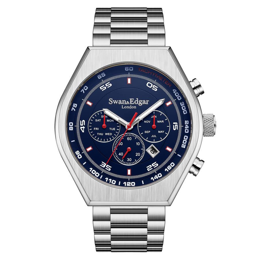 Swan Edgar Contemporary Classic Automatic Blue Dial Mens Watch SE01211 140$