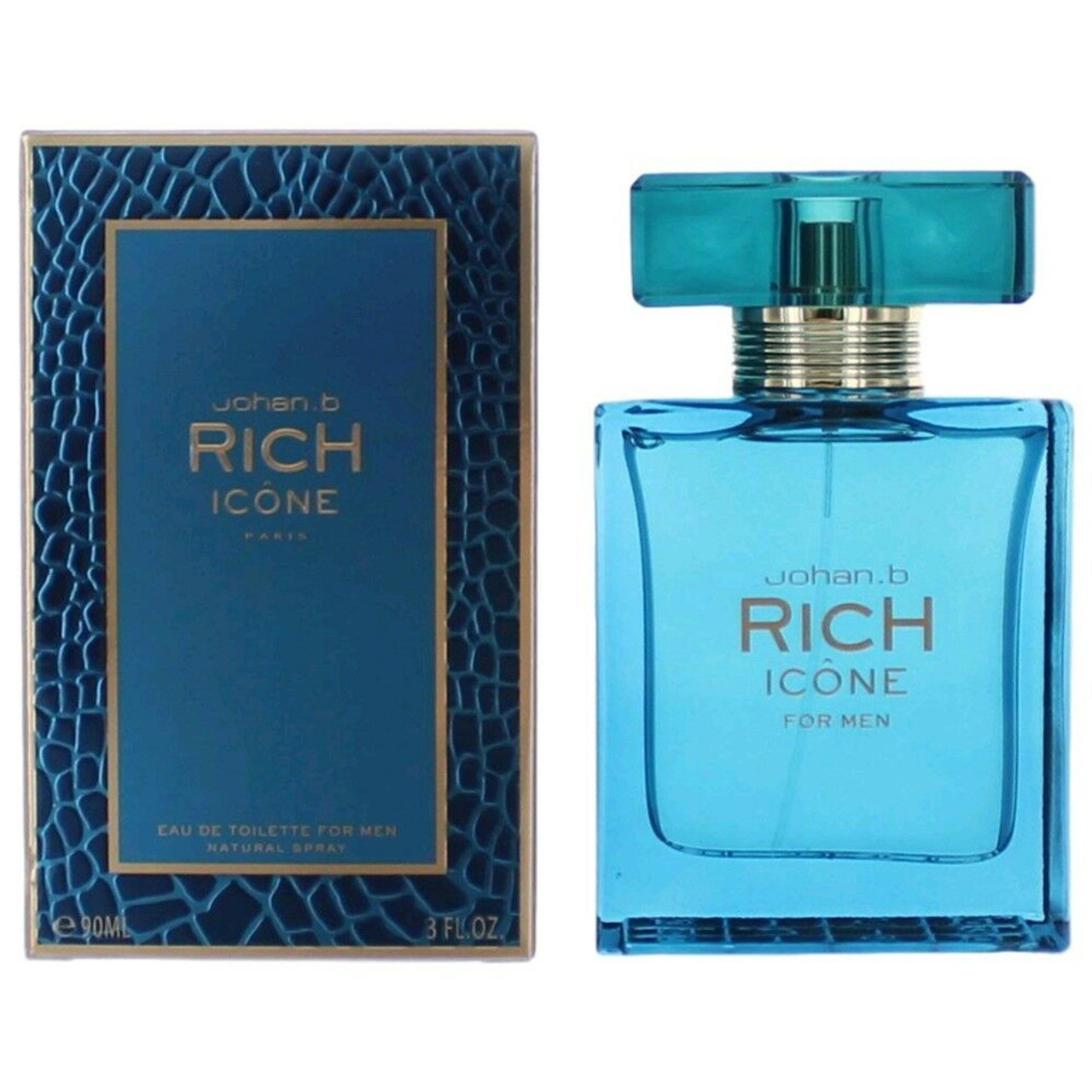 Johan B Mens Rich Icone EDT 34 oz Fragrances 3700134407344 22$