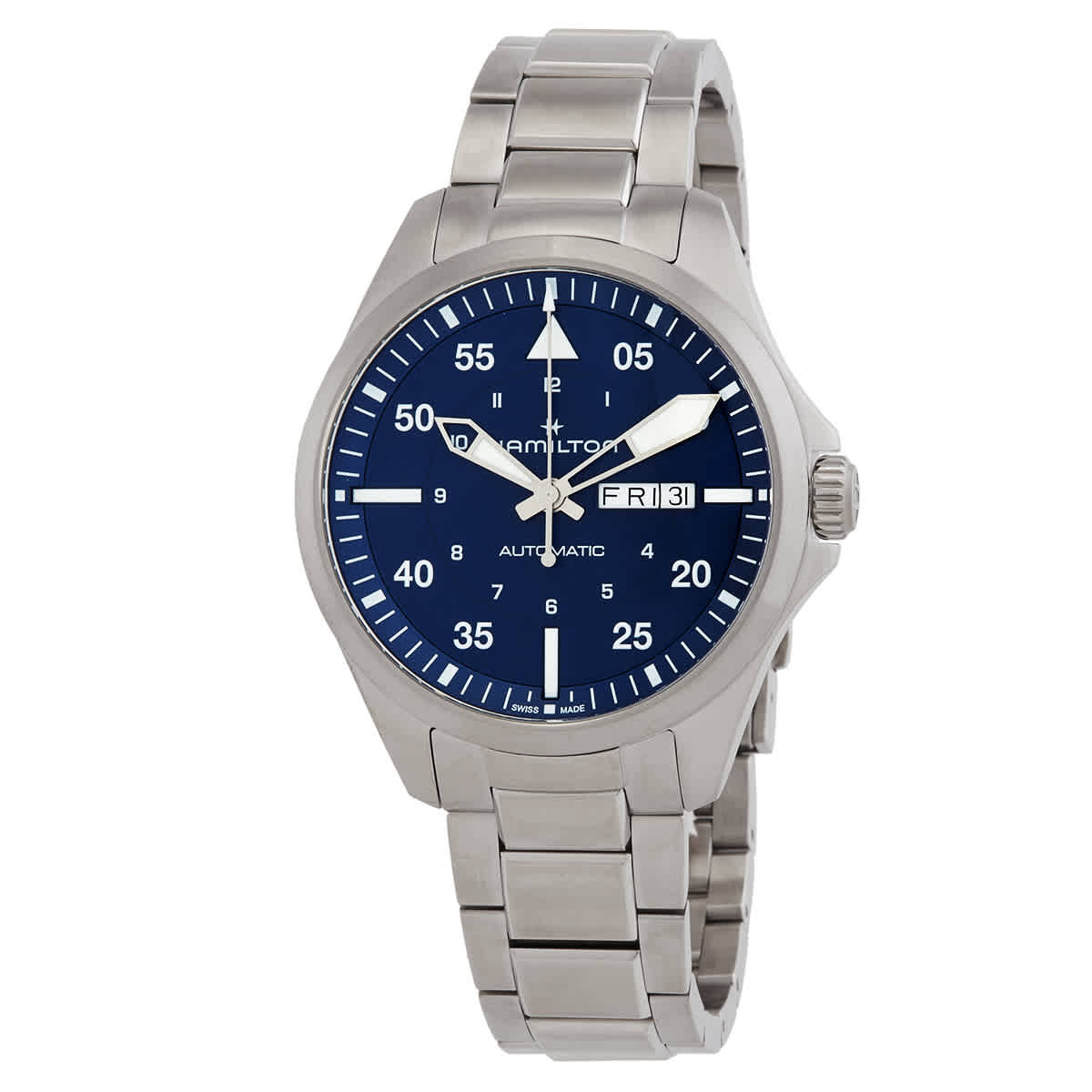Hamilton Khaki Aviation Automatic Blue Dial Mens Watch H64635140 844$
