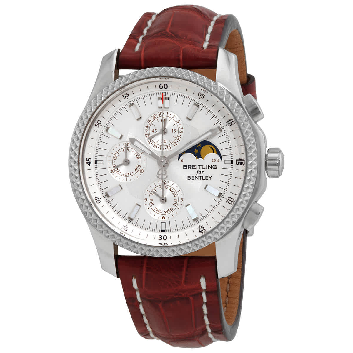 Breitling Bentley Mark VI Complications Chronograph Automatic Chronometer Silver Dial Mens Watch P1936212G629735PA20BA 9145$