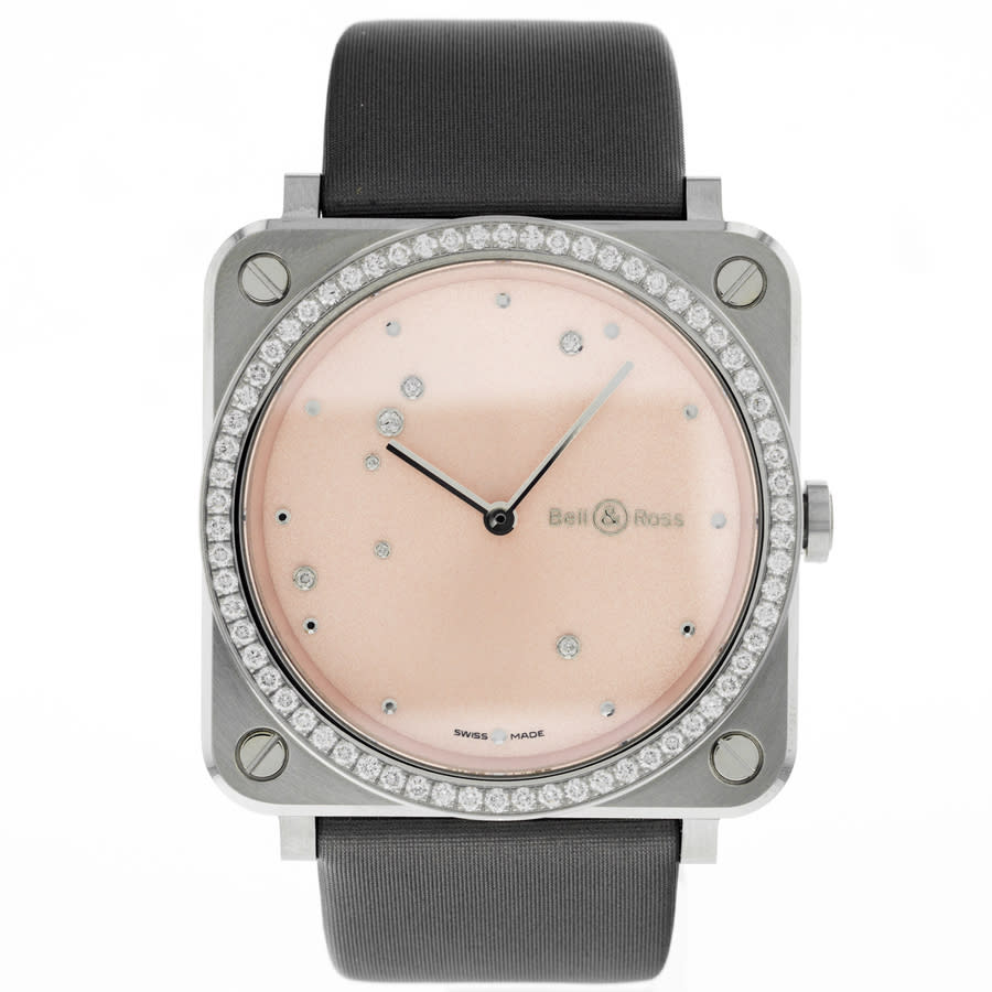 Bell and Ross Quartz Ladies Watch BRS-EP-ST-LGD/SCR-SAT