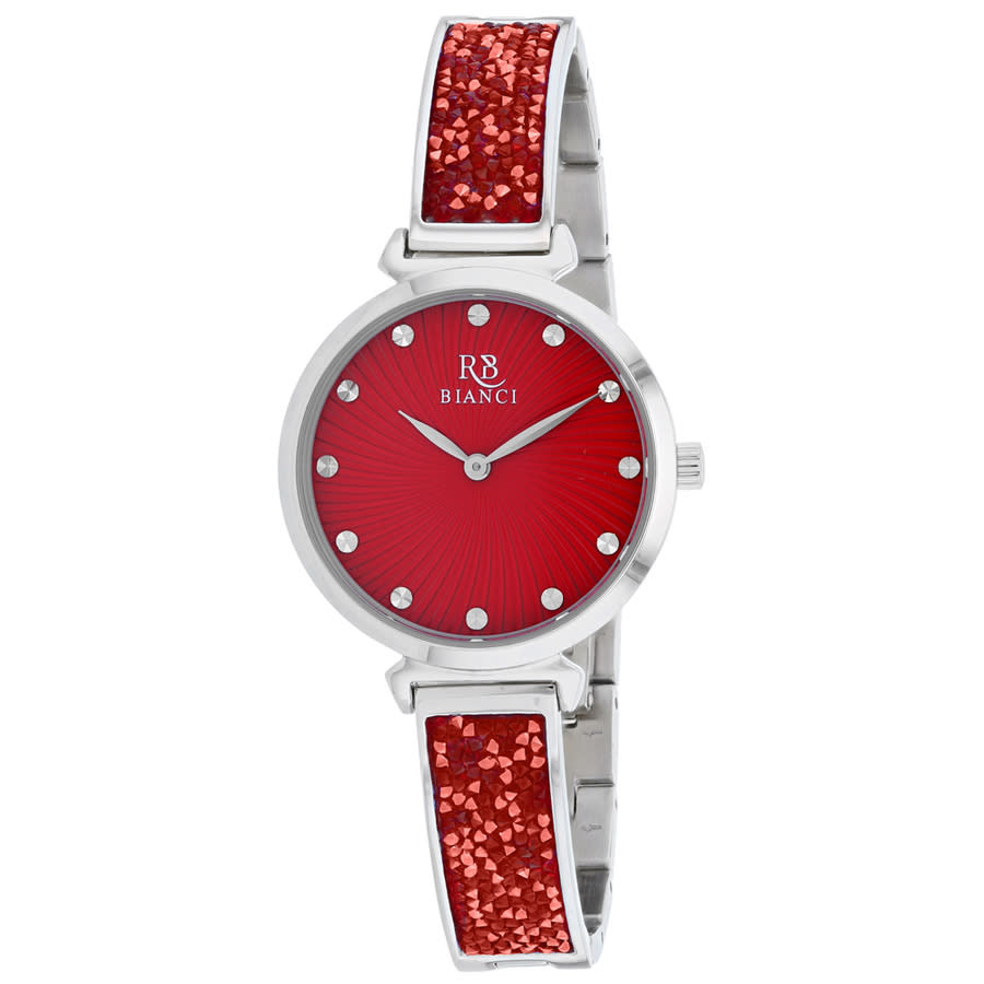 Roberto Bianci Brillare Quartz Red Dial Ladies Watch RB0203