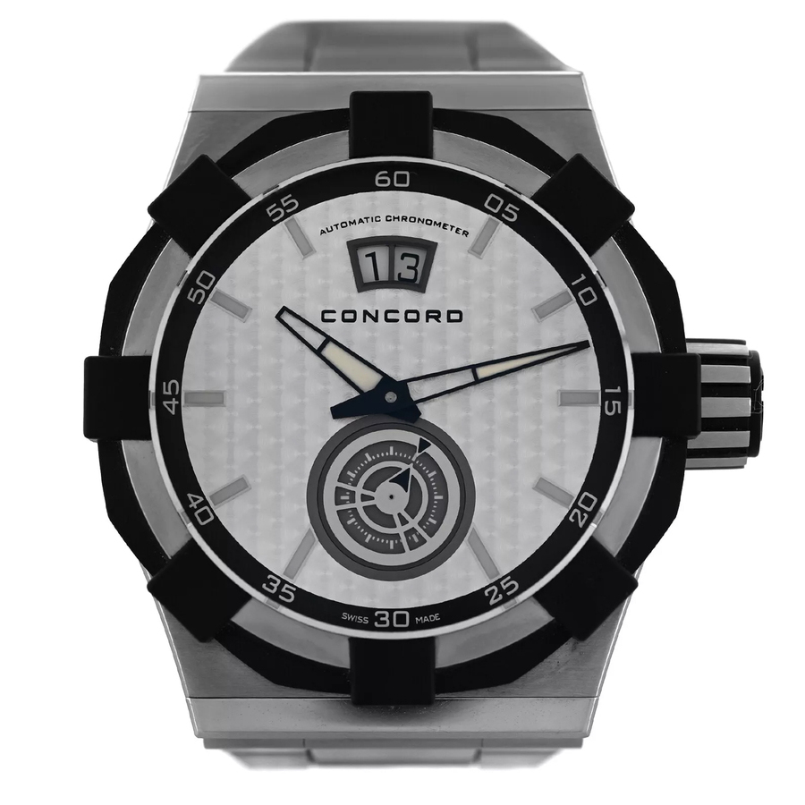 Pre-owned Concord Chronometer Automatic Silver Dial Mens Watch C1 01.5.14.1002