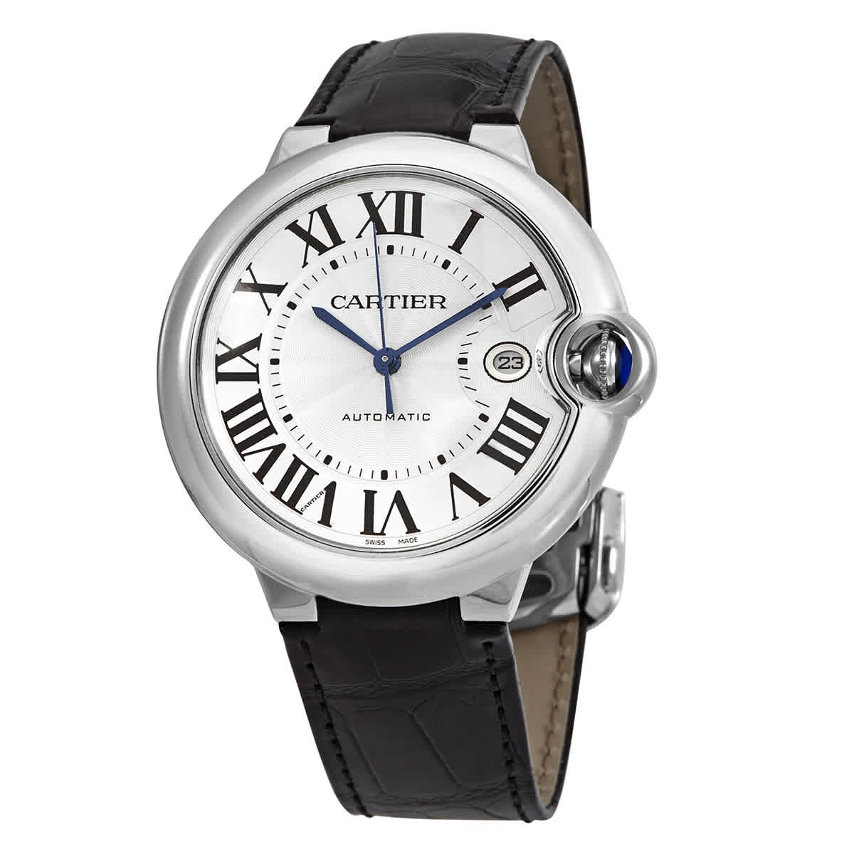 Cartier Ballon Bleu Automatic Silver Dial Mens Watch WSBB0026