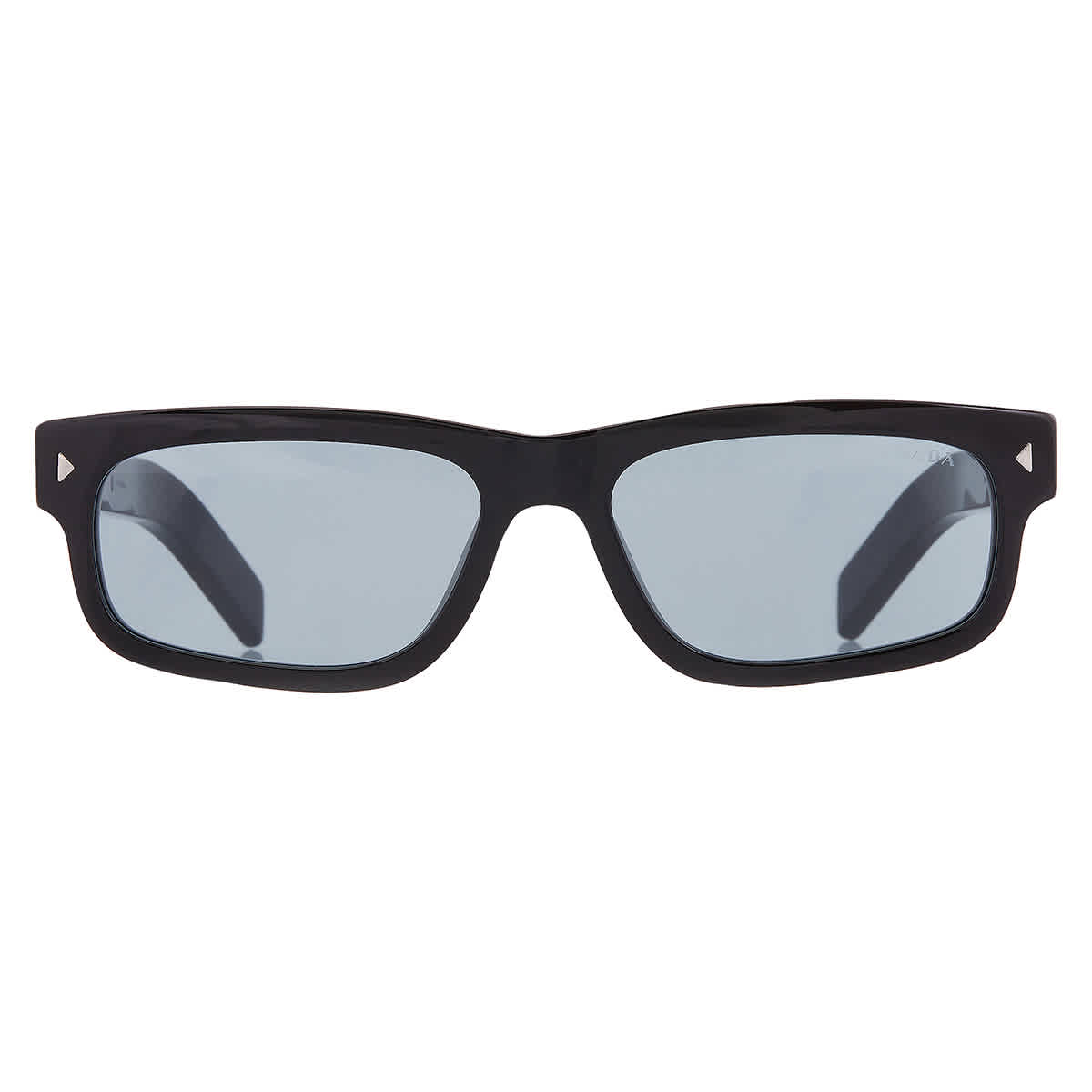 Prada Man Sunglass PR B11S - Frame color: Black, Lens color: Blue Vintage