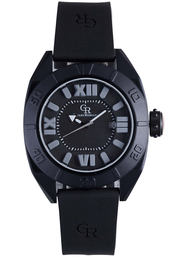 Giulio Romano Termoli Black Aluminum Mens Watch GR-6000-14-011