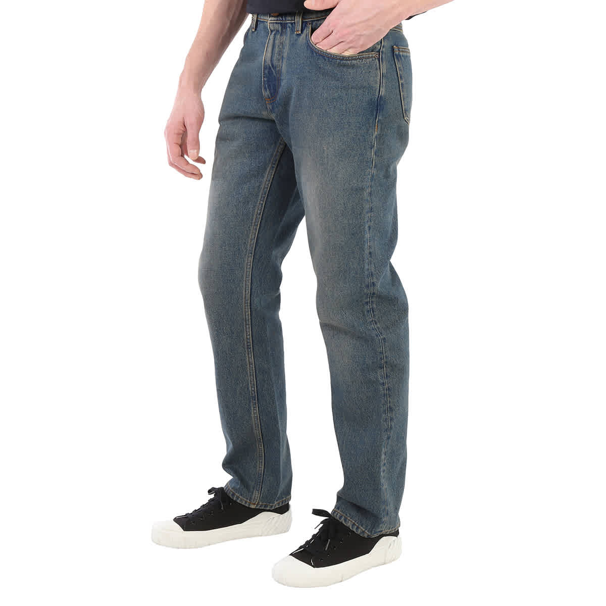 Burberry Men s Indigo Straight Fit Washed Denim Jeans eBay